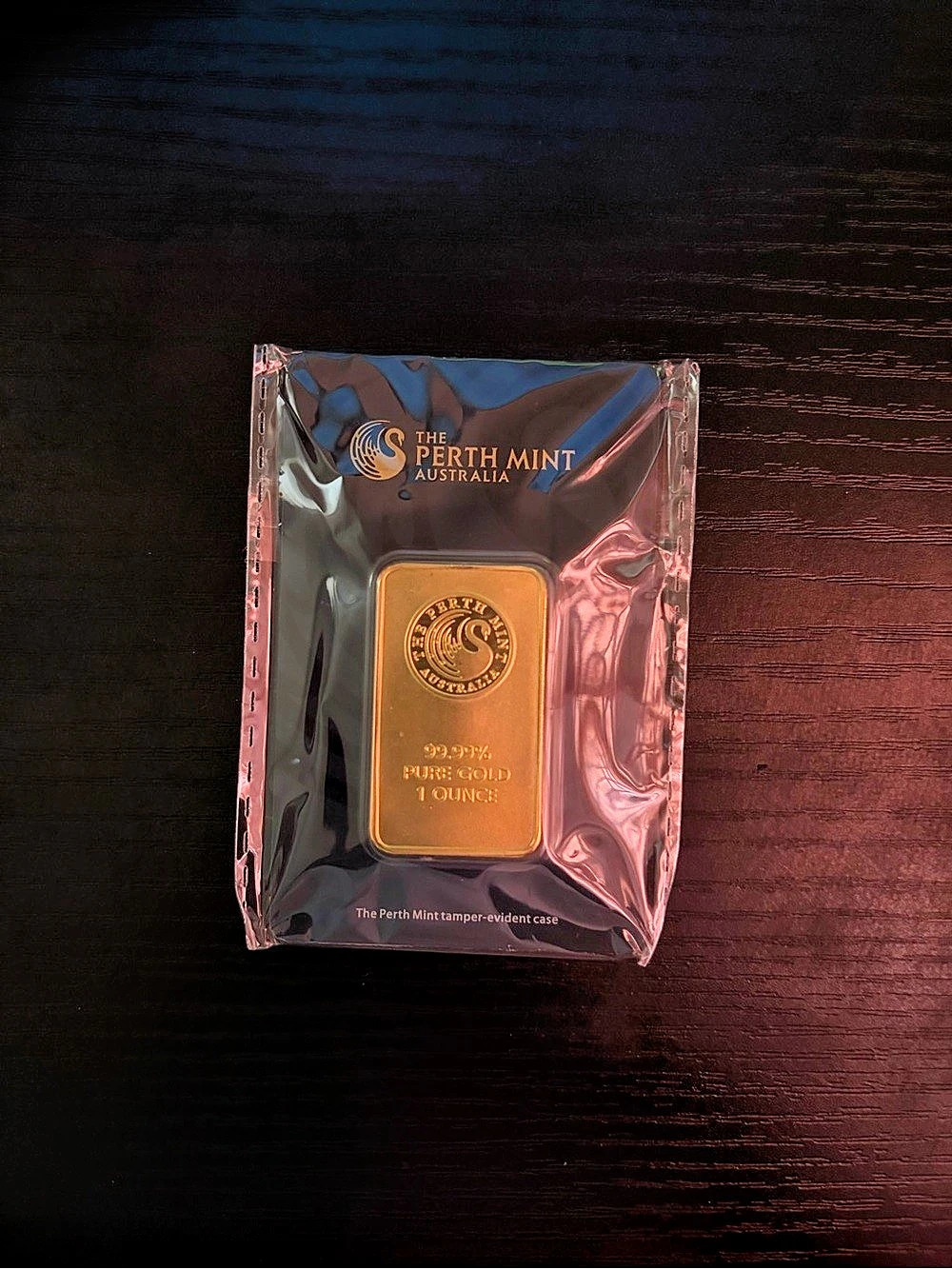 The Perth Mint 1 oz Perth Mint Gold Bar in Assay Gold Bar Sealed
